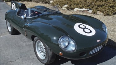 The D-Type replica was built in the UK by RAM, a well-regarded firm that built its D-types in a similar way to the originals.