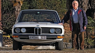 Heinrich Sandkamp and his 1973 BMW E12 520.