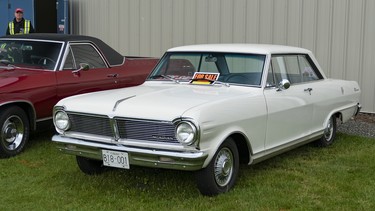 Cam's favourite car on the planet, a first generation Acadian, Pontiac Canada's answer to the Chevy II.
