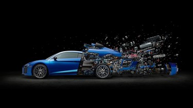 Audi R8 V10 Fabian Oefner Disintegration