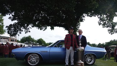 Golfer Kevin Na gave his caddie this 1973 Challenger after winning tournament