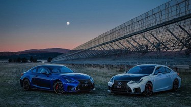 Lexus sent the sound of its V8 into space