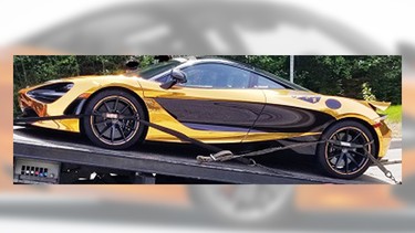 A McLaren 720S pulled over early May for speeding in Squamish, B.C.