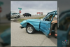 A classic Plymouth involved in a rear-end collision in Saskatchewan, caused by the 69-year-old driver’s collapse.