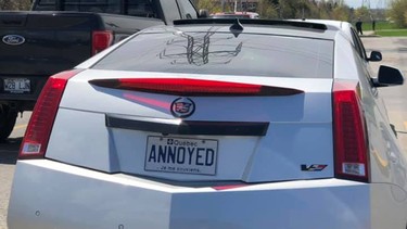 This Cadillac owner didn’t have a better idea for his vanity plate, really?