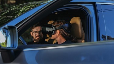 Volvo is using mixed-reality headsets while test driving vehicles