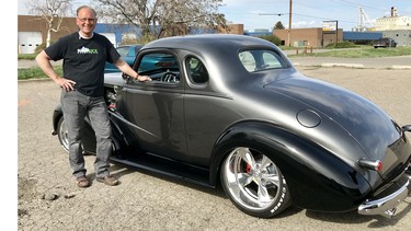 There’s not a line on his 1937 Chevrolet coupe—called Spare Change— that Alan Klain doesn’t appreciate. He hopes others at the 41st annual Street Machine Weekend in Lethbridge, Alberta will appreciate them, too. The show begins on Thursday, July 11 and winds up on the Sunday.