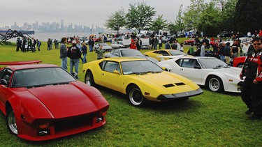 The Italian/French car show at Waterfront Park in North Vancouver is one of many taking place on Sunday across the province in honour of dads.