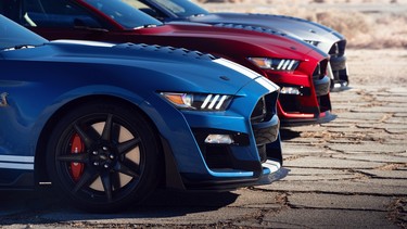 The all-new Shelby GT500–the pinnacle of any pony car ever engineered by Ford Performance–delivers on its heritage with more than 700 horsepower for the quickest street-legal acceleration and most high-performance technology to date ever offered in a Ford Mustang.