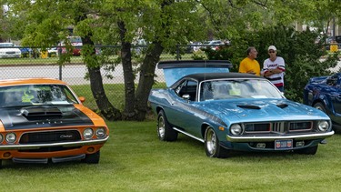 A couple of Chrysler 'E' bodies at the Lloydminster Auto Club Specialty Vehicle Show & Shine last weekend.