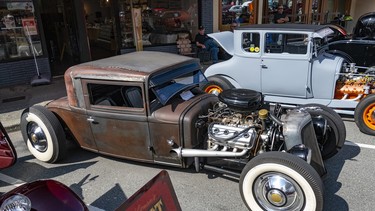 Steve Leary drove his 1929 Willys Whippet up from Snohomish to attend the Cruise the Shore Car show in his old hometown of North Vancouver.