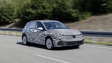 The new Golf – still camouflaged