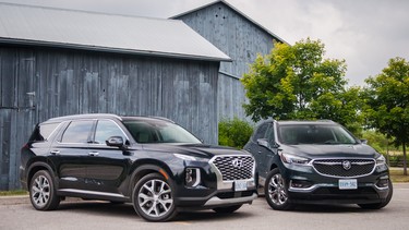 suv comparison, 2019 Buick Enclave Avenir, 2020 Hyundai Palisade