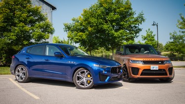 2019 Maserati Levante GTS vs. 2020 Land Rover Range Rover Sport SVR