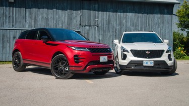 2020 Range Rover Evoque vs. 2019 Cadillac XT4