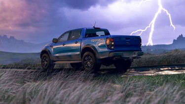 A Ford Raptor in "Forza Horizon 4"