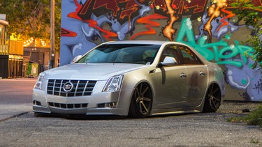 Aired out and laying low, this 2012 Cadillac CTS is a daily driver for Tammy Zajicek.