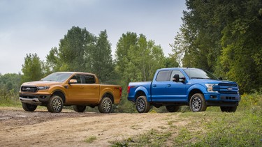 A first-ever offering from Ford, the off-road leveling kits bring FOX™ shocks, exclusive Ford Performance tuning, 2-inch front lift, new front coilovers, vehicle-specific upper front mounts and locking spring pre-load rings
