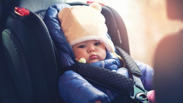 While you child might look adorable bundled up in winter clothing, those thick layers reduce the effectiveness of the child seats.