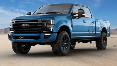 This new 2020 Ford F-250 Super Duty debuts in Tremor off-road trim with Black Appearance Package by Ford Accessories as the most capable four-wheel drive Super Duty ever.