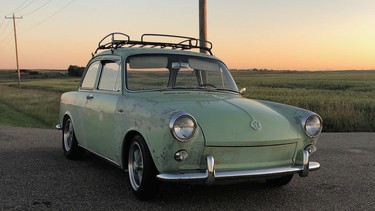 Jason Brunner’s 1963 Volkswagen Notchback is mostly original, although it does have aftermarket wheels and it’s been lowered slightly to alter the stance. All could be easily returned to stock with little fuss.