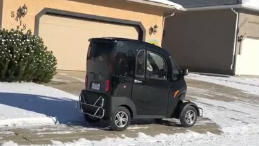 Alberta Politician Mobility Scooter