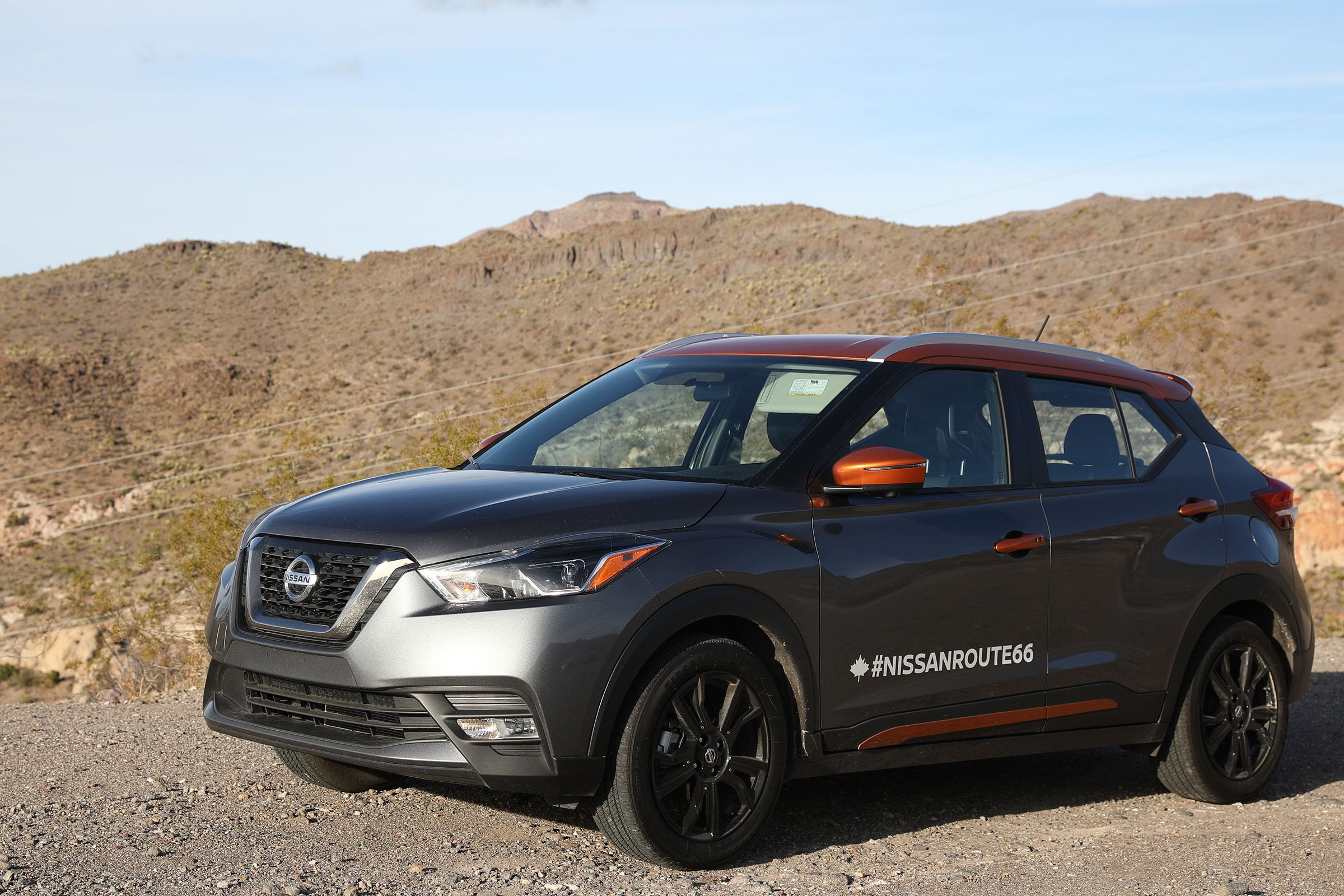 nissan kicks on road