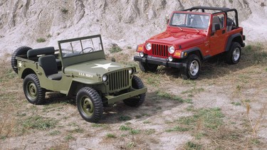 Willys MB and Jeep Wrangler