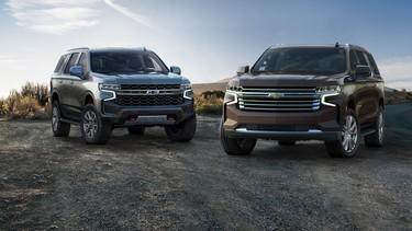 2021 Chevrolet Suburban and Tahoe