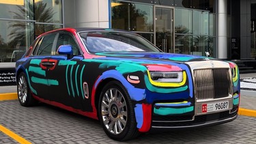 Artist Bradley Theodore funks up a Rolls-Royce Phantom