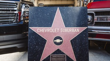 CHEVROLET SUBURBAN RECOGNIZED BY FILM INDUSTRY, GETS HOLLYWOOD STAR.