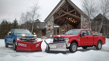 2020 Ford F-Series Super Duty offers a maximum Snow Plow rating of 1,400 pounds when properly specified with the Snow Plow Prep Package, as well as available cold weather features like windshield wiper de-icer, heated steering wheel and heated front and rear seats.