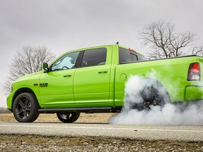 2017 ram 1500 sport sublime green truck