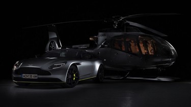 Aston Martin and Airbus made a helicopter