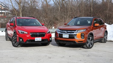 suv comparison, 2020 Subaru Crosstrek, 2020 Mitsubishi RVR