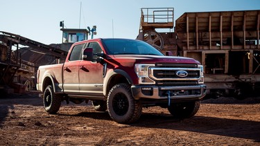 The 2020 Ford Super Duty with Warn winch