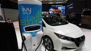 A big announcement during the opening day of the auto show was a partnership between two of Ontario's biggest utilities and the Ivy Charging Network to create 73 charging station across the province by 2022.