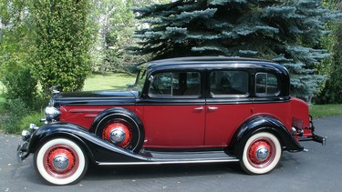 The beautifully restored 1934 Chevrolet Master sedan.