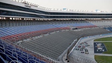 IndyCar starts its season at Texas Motor Speedway in front of empty stands.