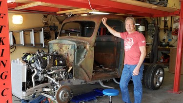 Trevor Wannop finds he has extra time to work on his 1940 Ford Express custom truck during the COVID-19 lockdown.