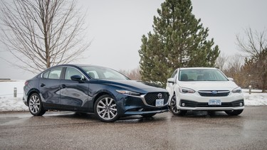 2020 Mazda3 vs. 2020 Subaru Impreza