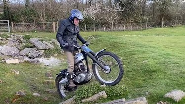 Sammy Miller trials motorcycle off-road bike champ