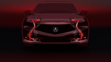 Acura TLX 2021 teaser wishbone front suspension