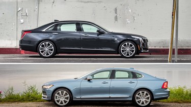 Cadilac CT6 and Volvo S90