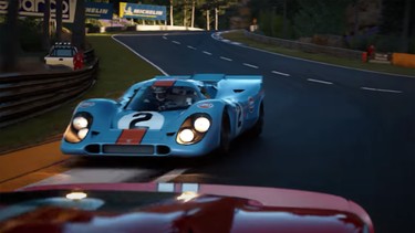 A screenshot from the trailer for "Gran Turismo 7"