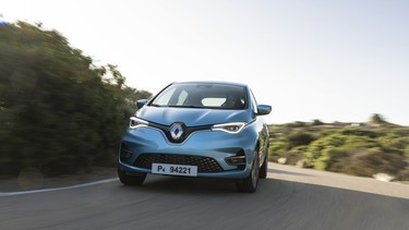 The 2020 Renault ZOE electric car