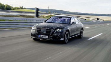 Test drive with the new Mercedes-Benz S-Class at the Test and Technology Center in Immendingen