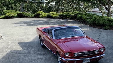 The 1966 Mustang owned by Nanaimo’s Lisa LaMothe