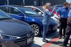 Watch This Toronto Karen Go Crazy She Can't Park Her Hyundai in a Tesla Spot