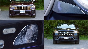 BMW X7's Bowers and Wilkins takes on the Mercedes-Benz GLS 580's Burmester for the ultimate sound system crown.